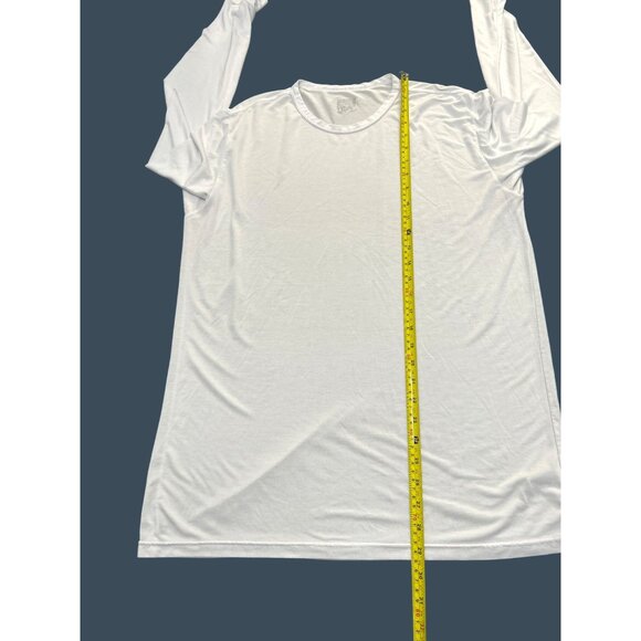32 Degrees White Long Sleeve Mens T-Shirt Size L - Picture 5 of 6